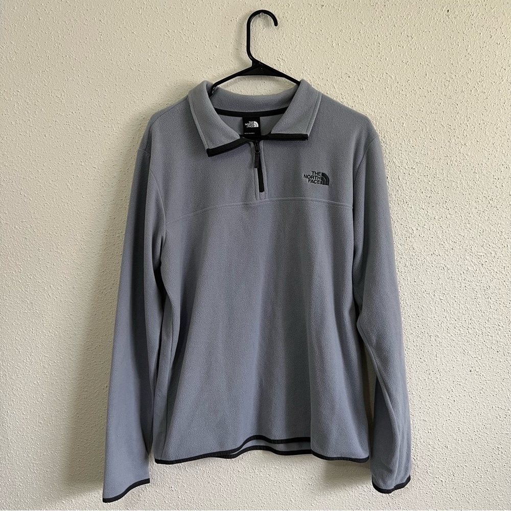 The North Face Gray Fleece Zip Up